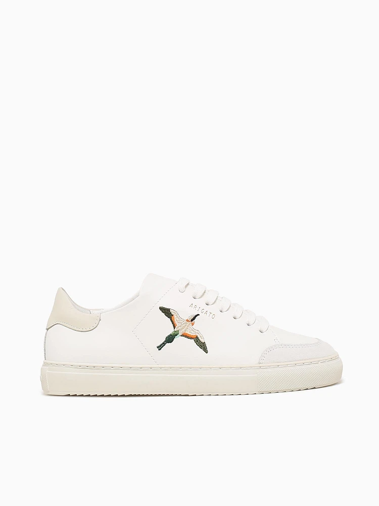 Clean 90 Bee Bird White Beige leather