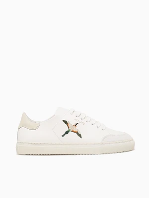 Clean 90 Bee Bird White Beige leather