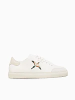 Clean 90 Bee Bird White Beige leather
