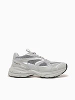 Marathon Runner Grey Silver leather