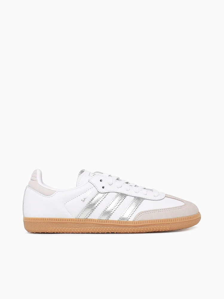 Samba Og Cream White Silver leather