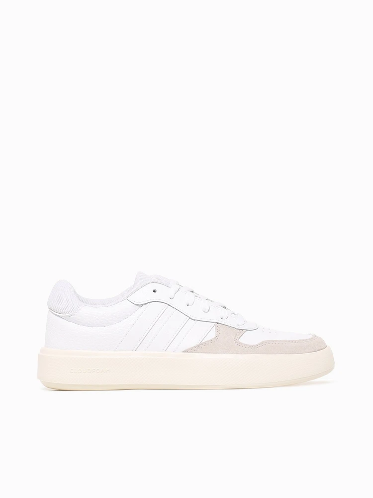 Litecourt White Leather