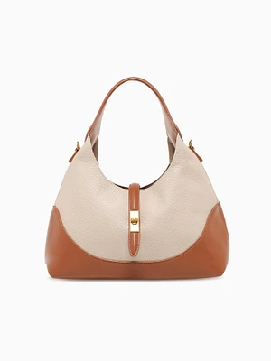 Jackie Shoulder Bag Off White Tan