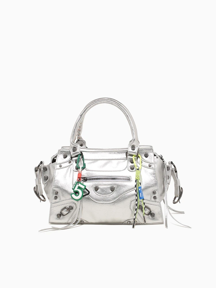 Gia Top Handle Silver