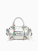 Gia Top Handle Silver