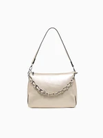 Faith Crossbody Beige Pat