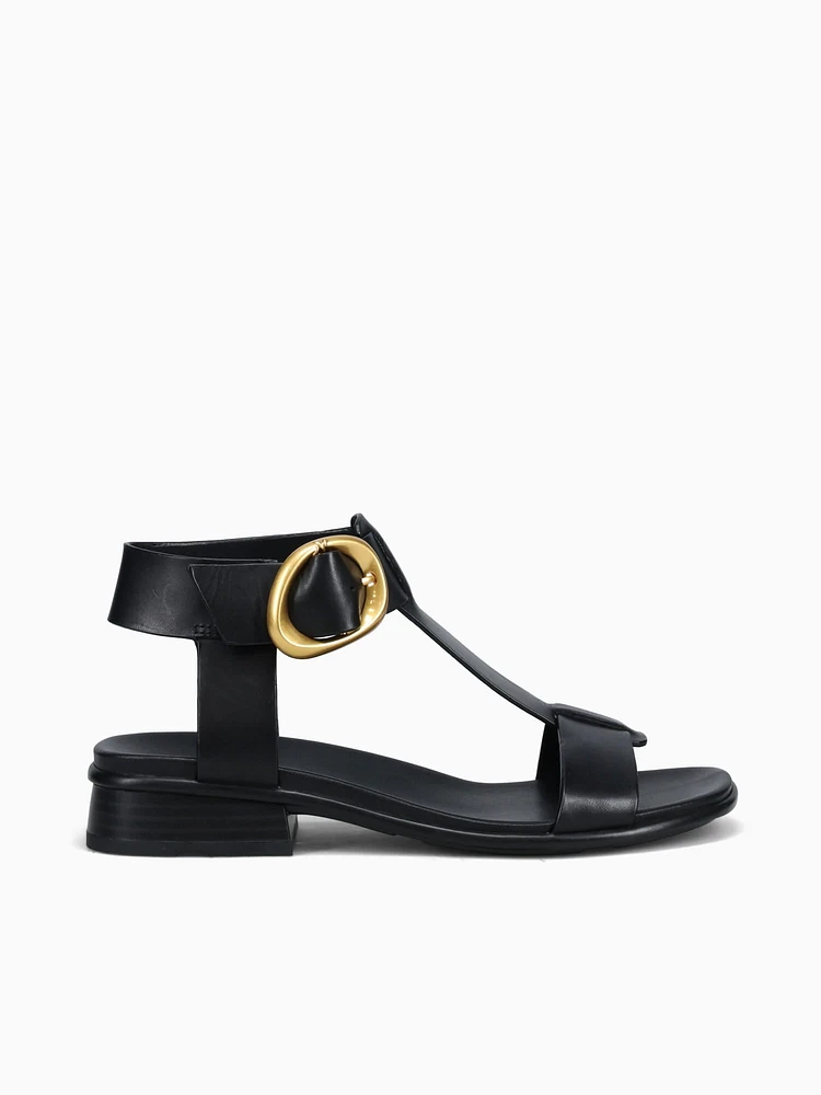 Brandy Black Leather