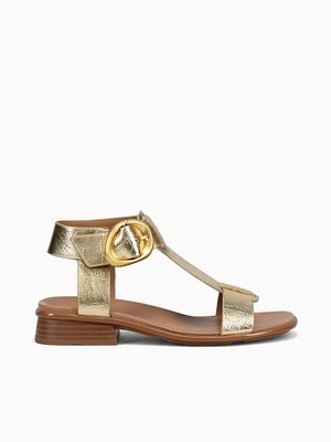 Brandy Dark Gold Leather