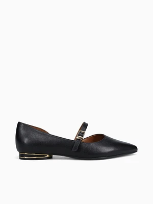 Heather Black Leather
