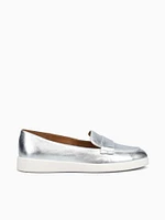 Karis Silver Leather