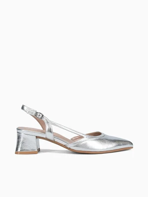 Mila Silver Leather