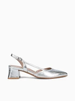 Mila Silver Leather