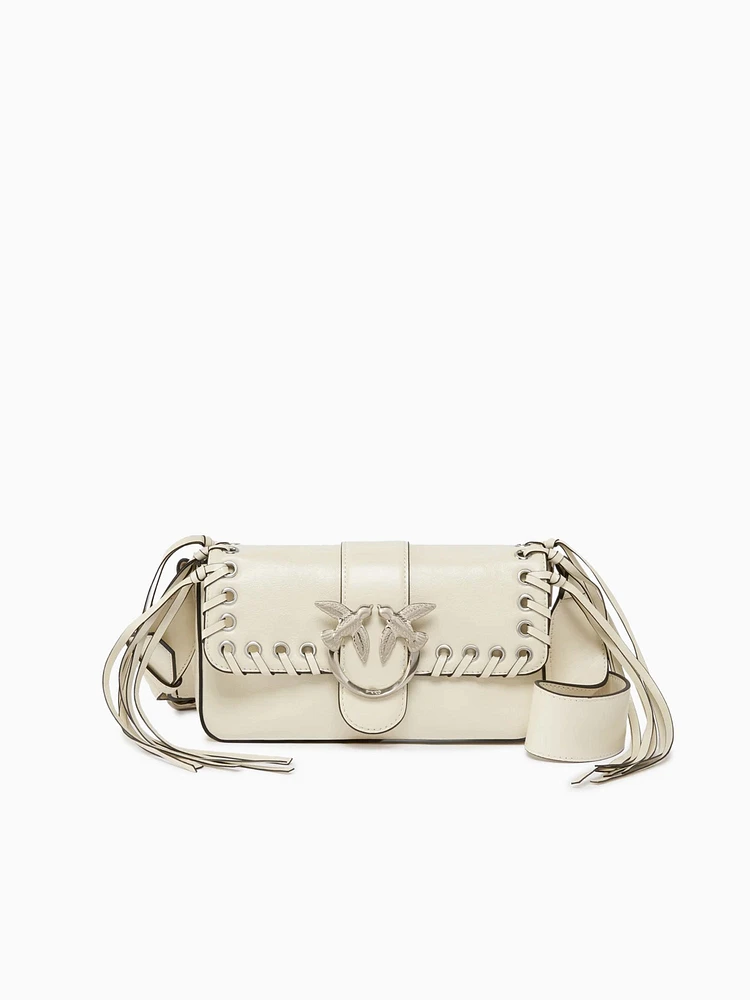 Love One Mini Slouchy Fl Bianco Seta