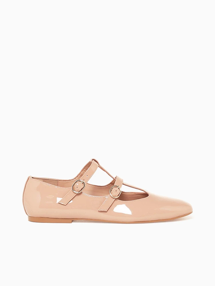 Lucia Nude Patent Leather