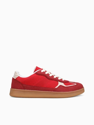 Agata Red Suede