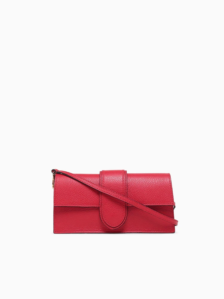 Elias Triangle Shoulder Bag Rosso