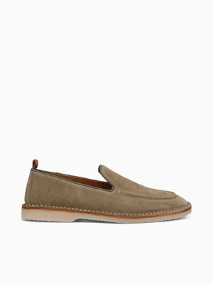 Argentario Loafer Lead Grey Suede