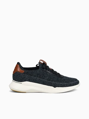 Grand Crosscourt Stitchlite Blk Knit Lea