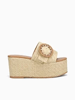 Olivia  Beige Raffia