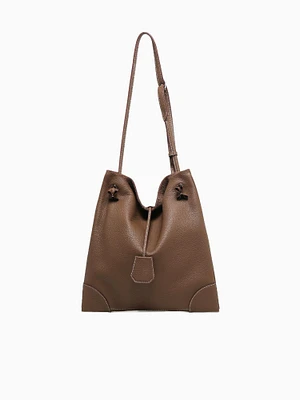 Nadine Tote Taupe Leather