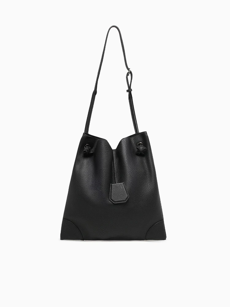 Nadine Tote Black Leather