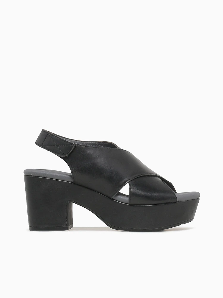 Glendera Black Leather