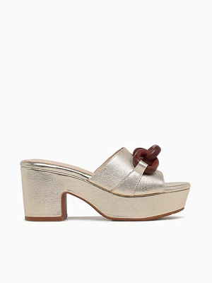 Grecia Lt Gold Leather