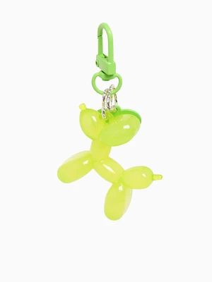 Green Balloon Dog Charm