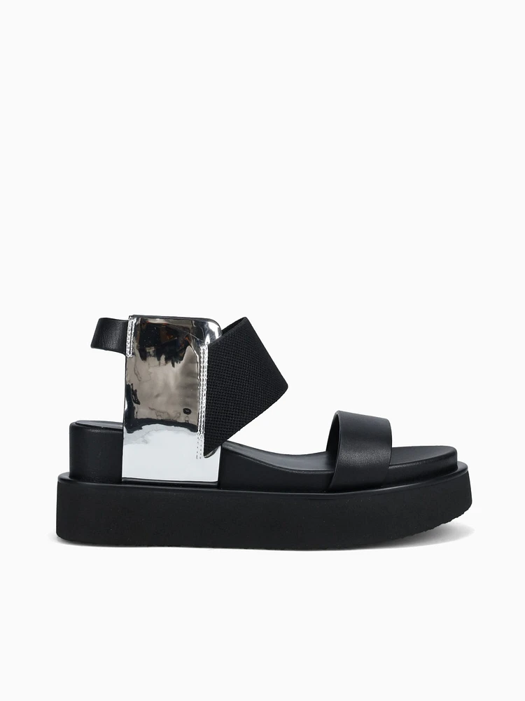 Rico Sandal Mirror Silver Ii Nappa