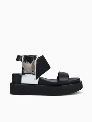Rico Sandal Mirror Silver Ii Nappa