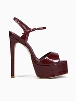 Carlota Deep Red Patent