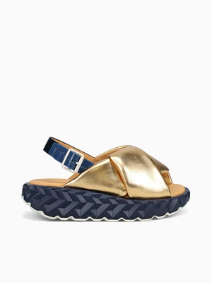 Jabara Gold Metallic Sheep Leather