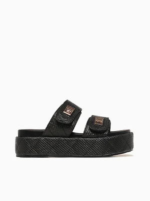Miley Black Raffia