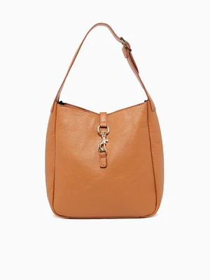 Sheila Hook Shoulder Bag Cuoio