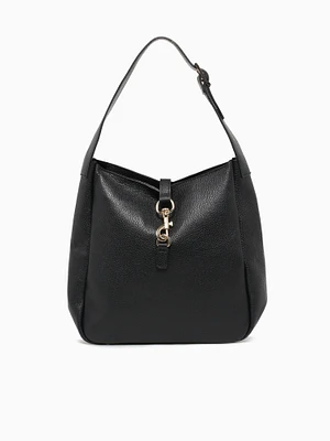 Sheila Hook Shoulder Bag Nero