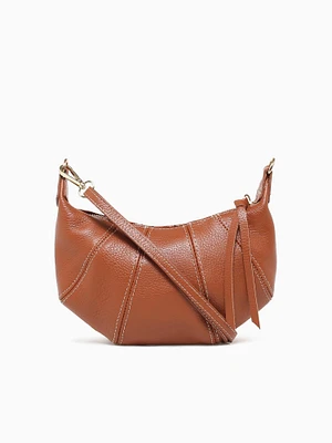 Becla Crossbody Cuoio Scuro