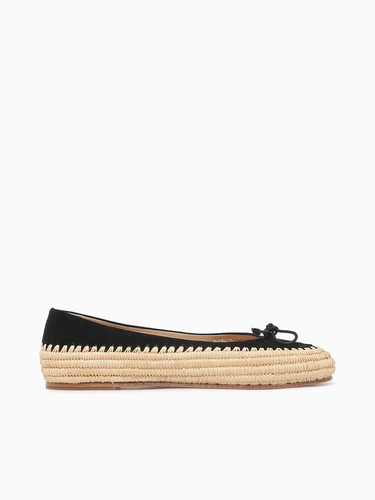 Tina Black Kid Suede