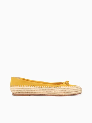Tina Mustard Kid Suede