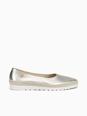 Nadia Oro Metal Leather