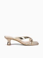 Brevel Gold Distressed Leather