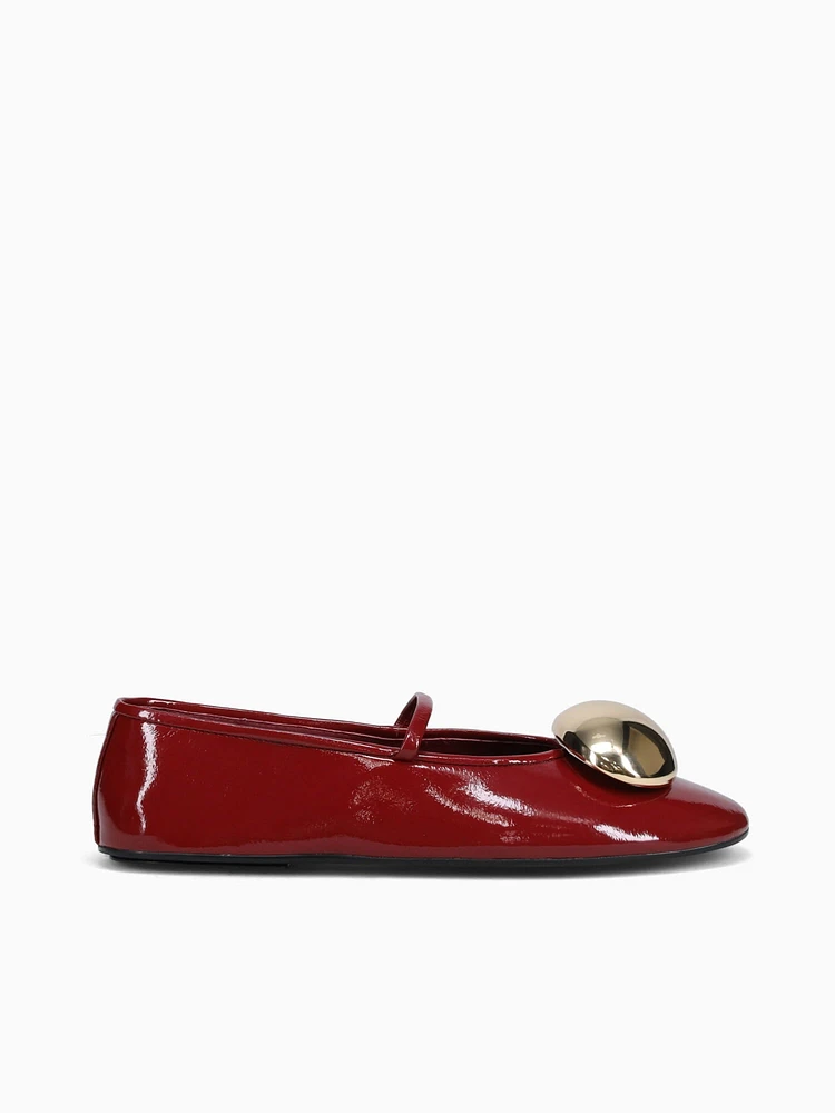 Balleorn Cherry Red Gold kid crinkle pa