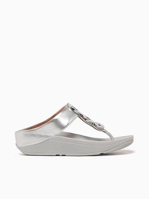 Fino Resinhoop Silver Leather