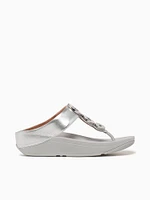 Fino Resinhoop Silver Leather