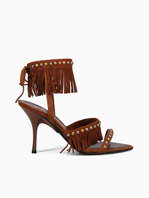 Saige Tan Kid Suede