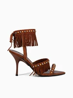 Saige Tan Kid Suede