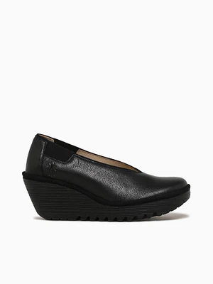 Yoza438fly Black Leather