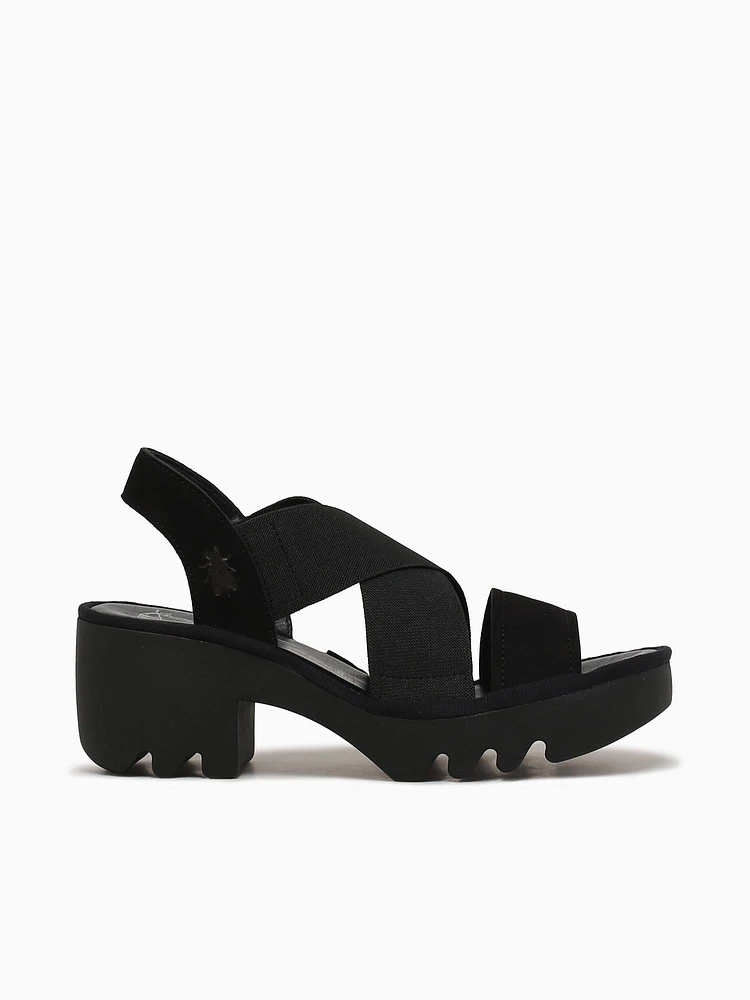 Taji502fly Black Leather Mesh