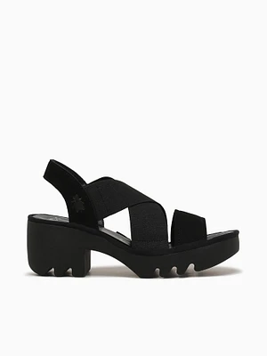Taji502fly Black Leather Mesh