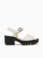 Tull503fly Off White Leather