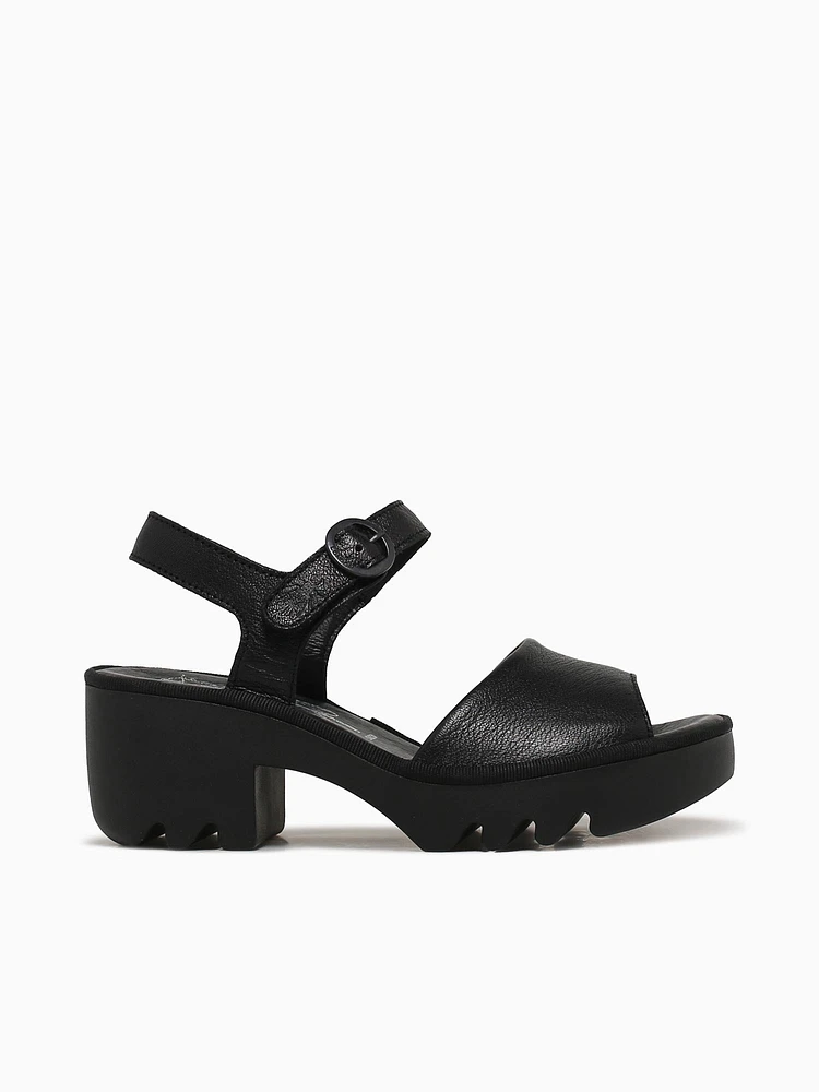 Tull503fly Black Leather